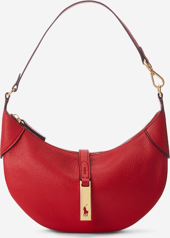 Borsa a spalla di Polo Ralph Lauren in rosso: frontale
