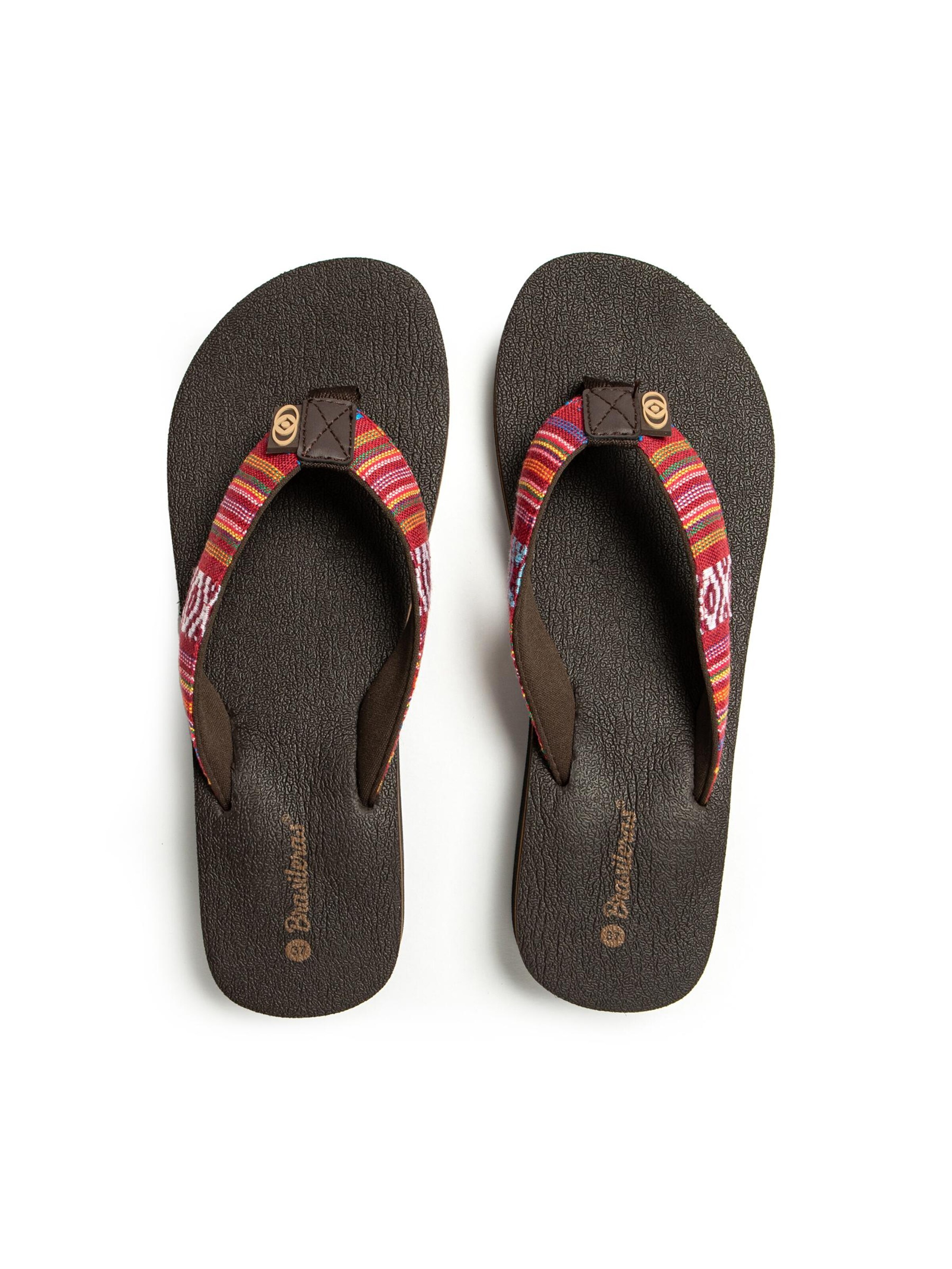 Brasileras Teenslipper 'Maya' in Rood