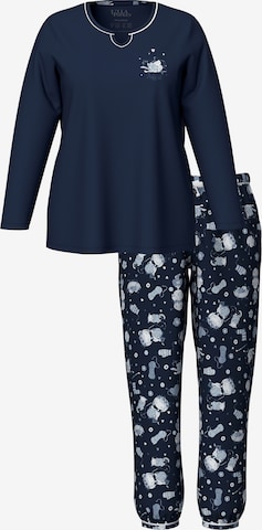 Ulla Popken Pyjama in Blau: Vorderseite