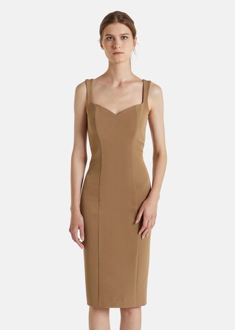 Nicowa Dress in Beige: front