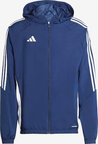 ADIDAS PERFORMANCE Outdoorjas 'Tiro 24 Windbreaker' in Blauw: voorkant