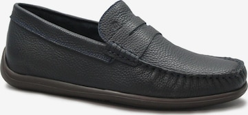 Frau - Mocassins em azul: frente