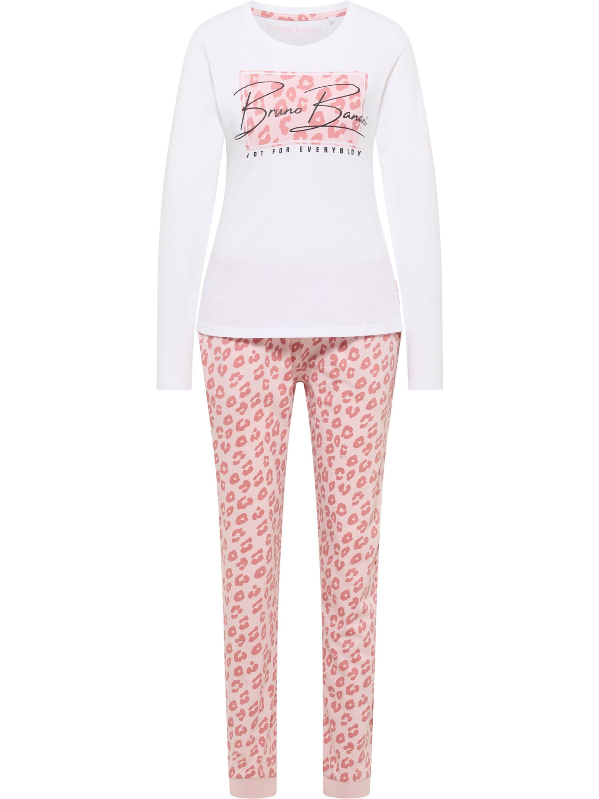 Bruno Banani Pyjama ' AINSWORTH ' in Wit: voorkant