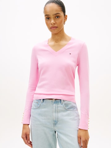 Pull-over TOMMY HILFIGER en rose : devant