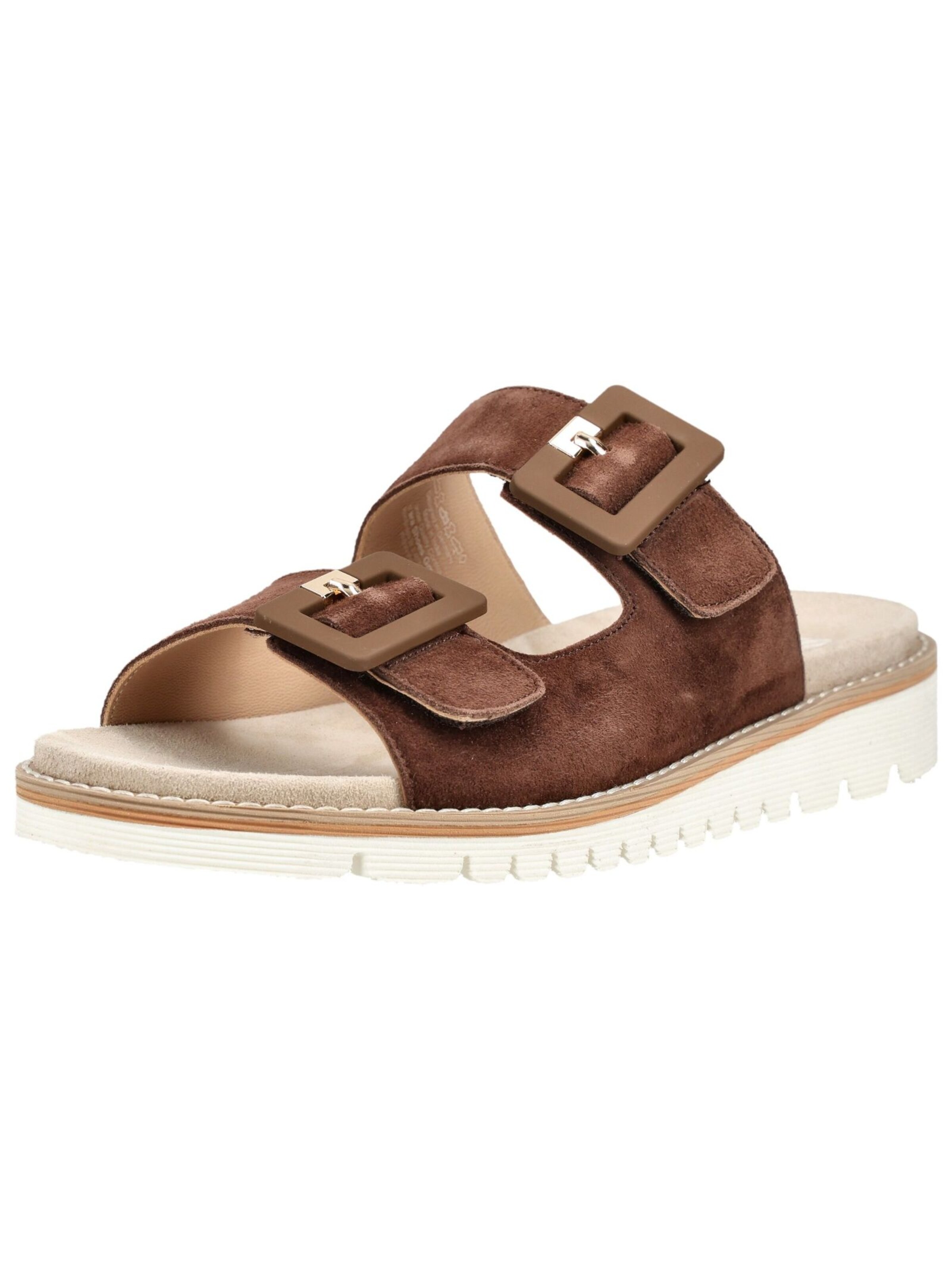 Zoccoletto di ARA in marrone: frontale