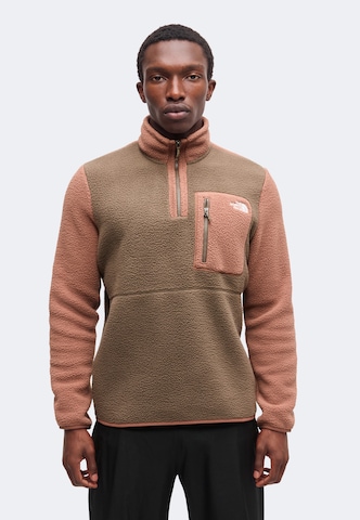 THE NORTH FACE Sportpullover 'Yumiori' in Braun: Vorderseite