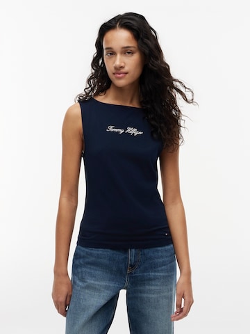 Top di TOMMY HILFIGER in blu: frontale