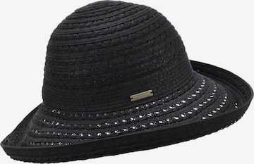 Seeberger Hat 'Hut' in Black: front