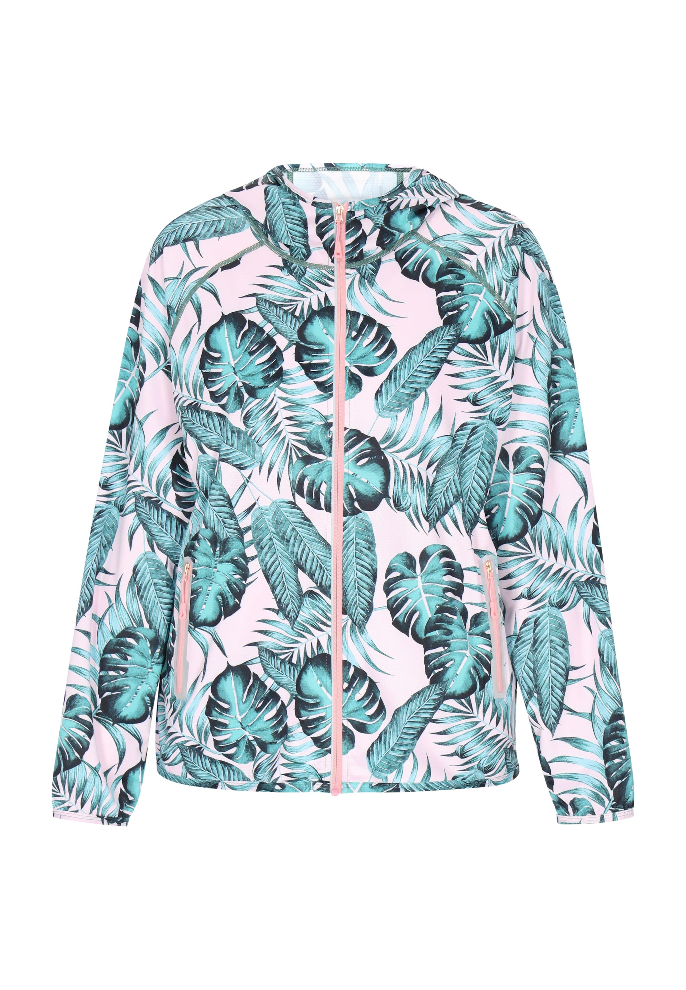 IZIA Φθινοπωρινό και ανοιξιάτικο μπουφάν σε μπλε: μπροστά