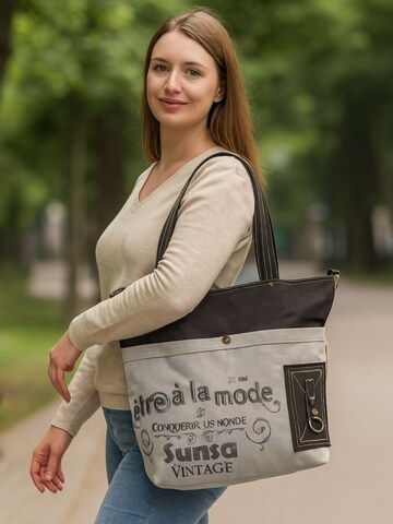 Sunsa Handtasche 'Sunsa' in Grau