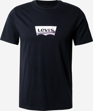 LEVI'S ®Majica 'Graphic Crewneck Tee' - plava boja: prednji dio