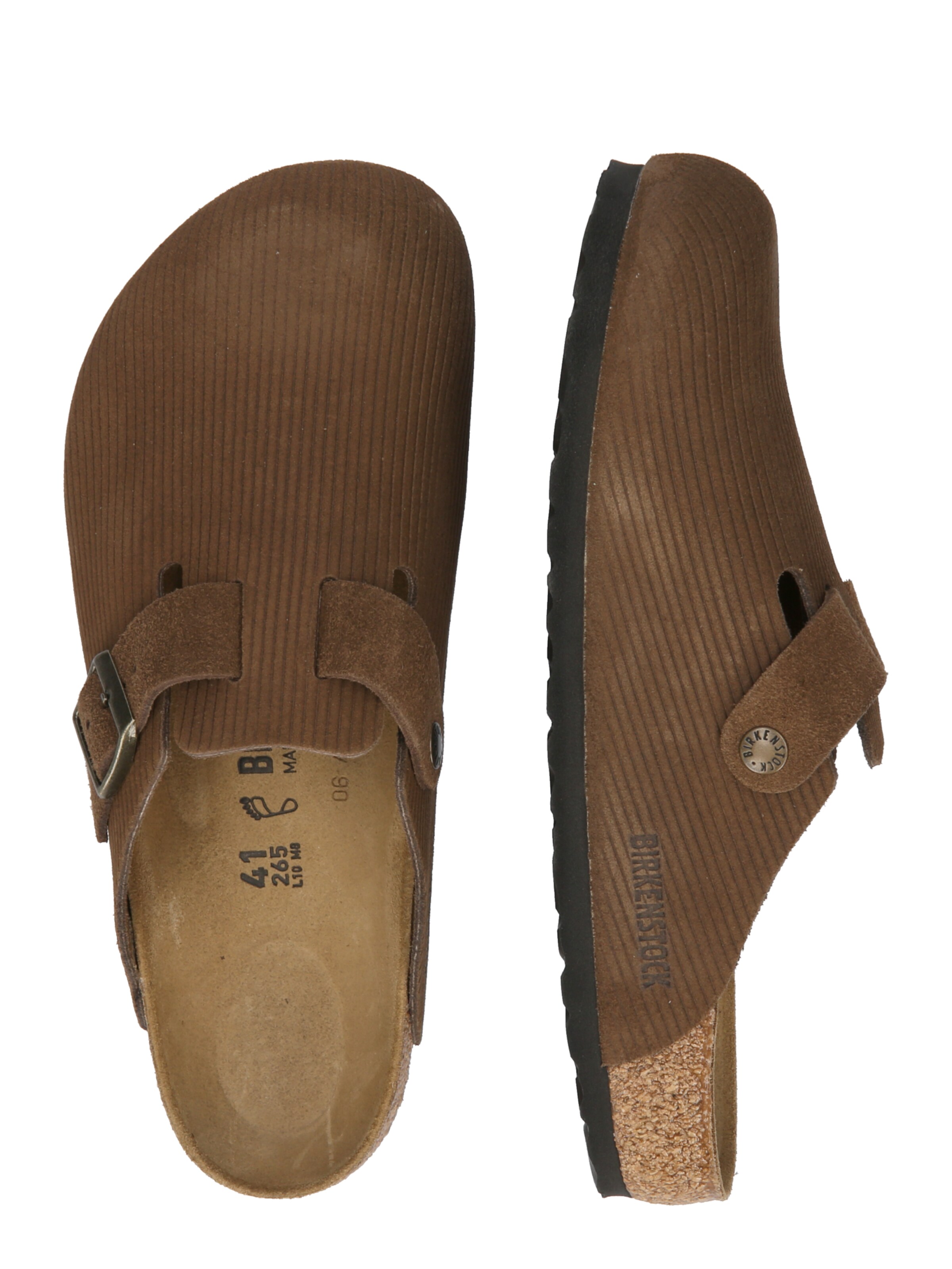 BIRKENSTOCK Plätu 'Boston LEVE', värv pruun