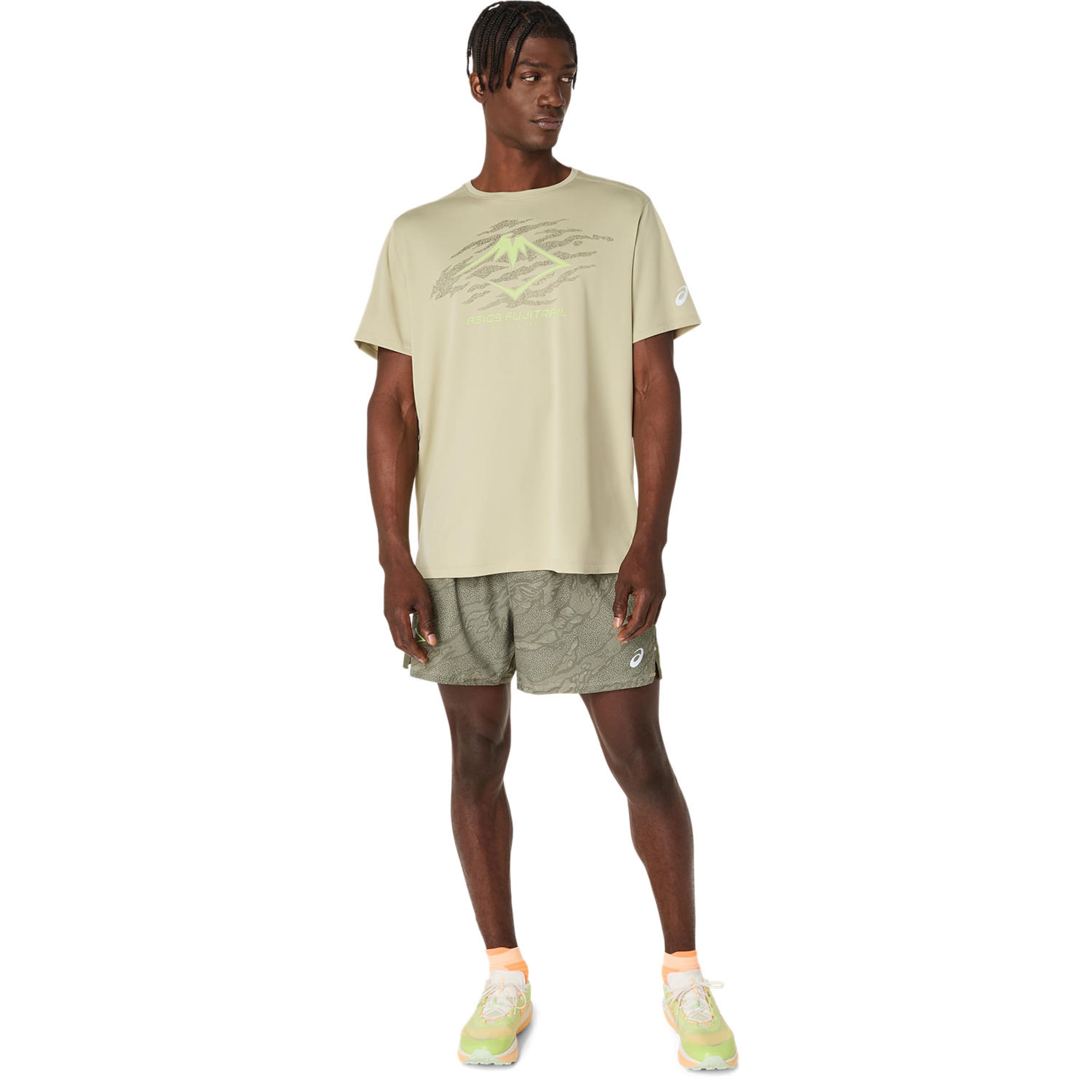 ASICS Funktionsshirt in Beige