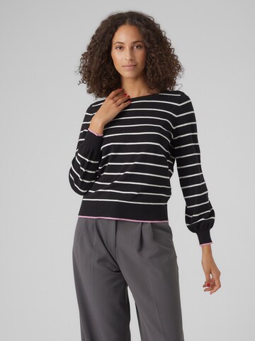 VERO MODA Pulover 'VMALMA' | črna barva: sprednja stran
