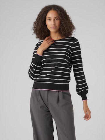 VERO MODA Pullover 'ALMA' i sort: forside