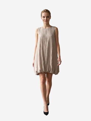 My fashion Jurk 'Mini' in Grijs: voorkant