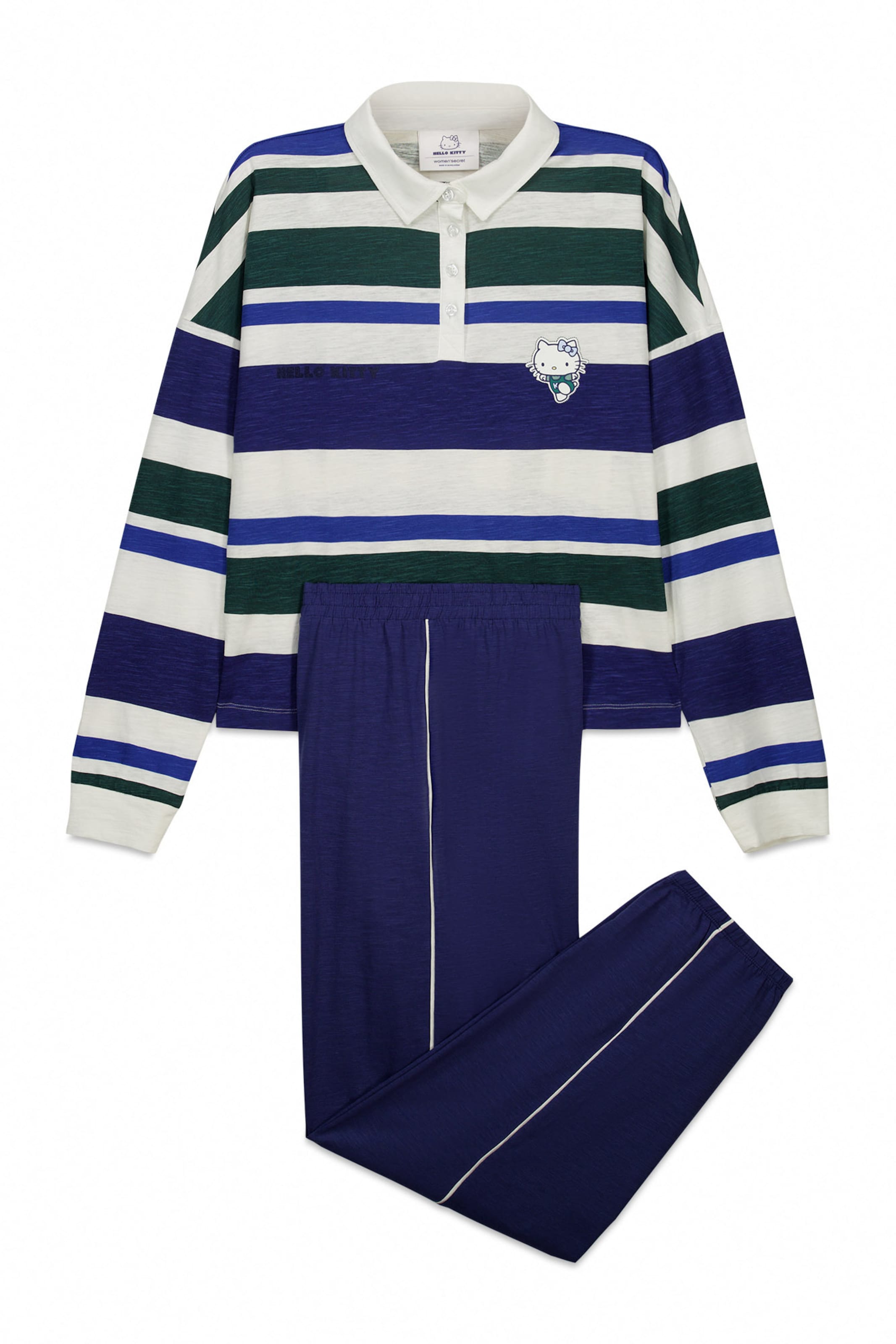 Women' Secret Pyjama in Blauw: voorkant