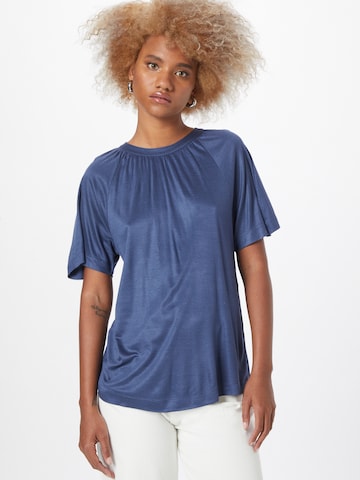 T-shirt s.Oliver BLACK LABEL en bleu : devant