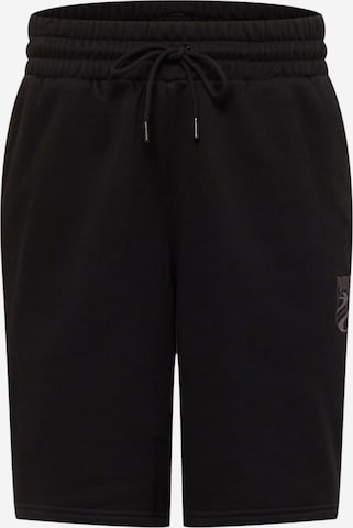 Regular Pantalon de sport 'Booster' PUMA en noir : devant
