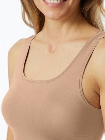 SCHIESSER Onderhemd ' Trägertop - Unique Micro ' in Beige