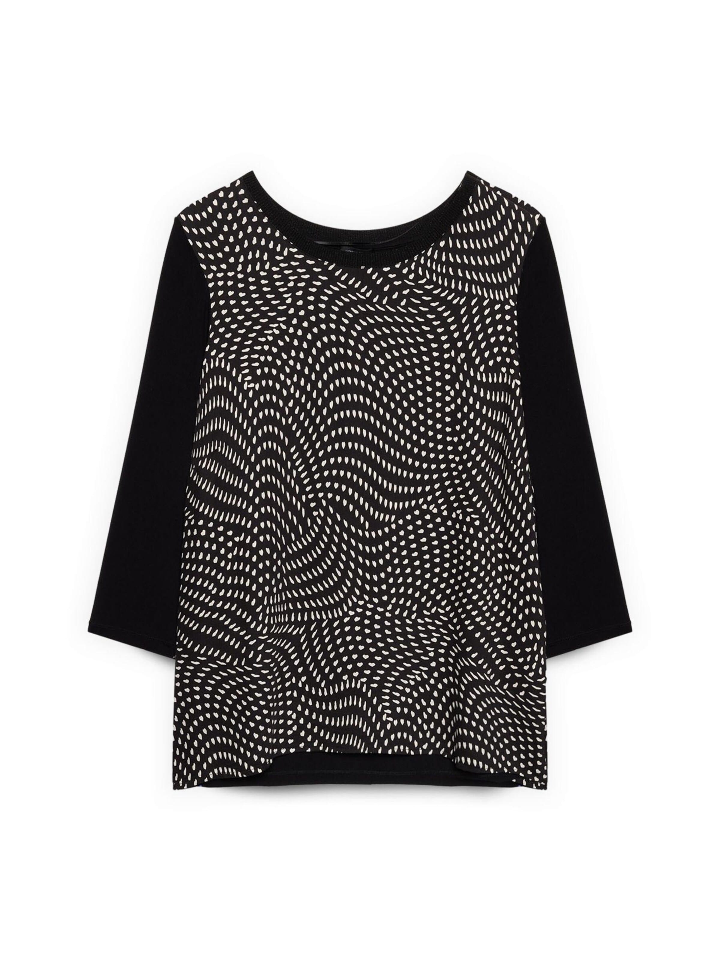 T-shirt Fiorella Rubino en noir : devant