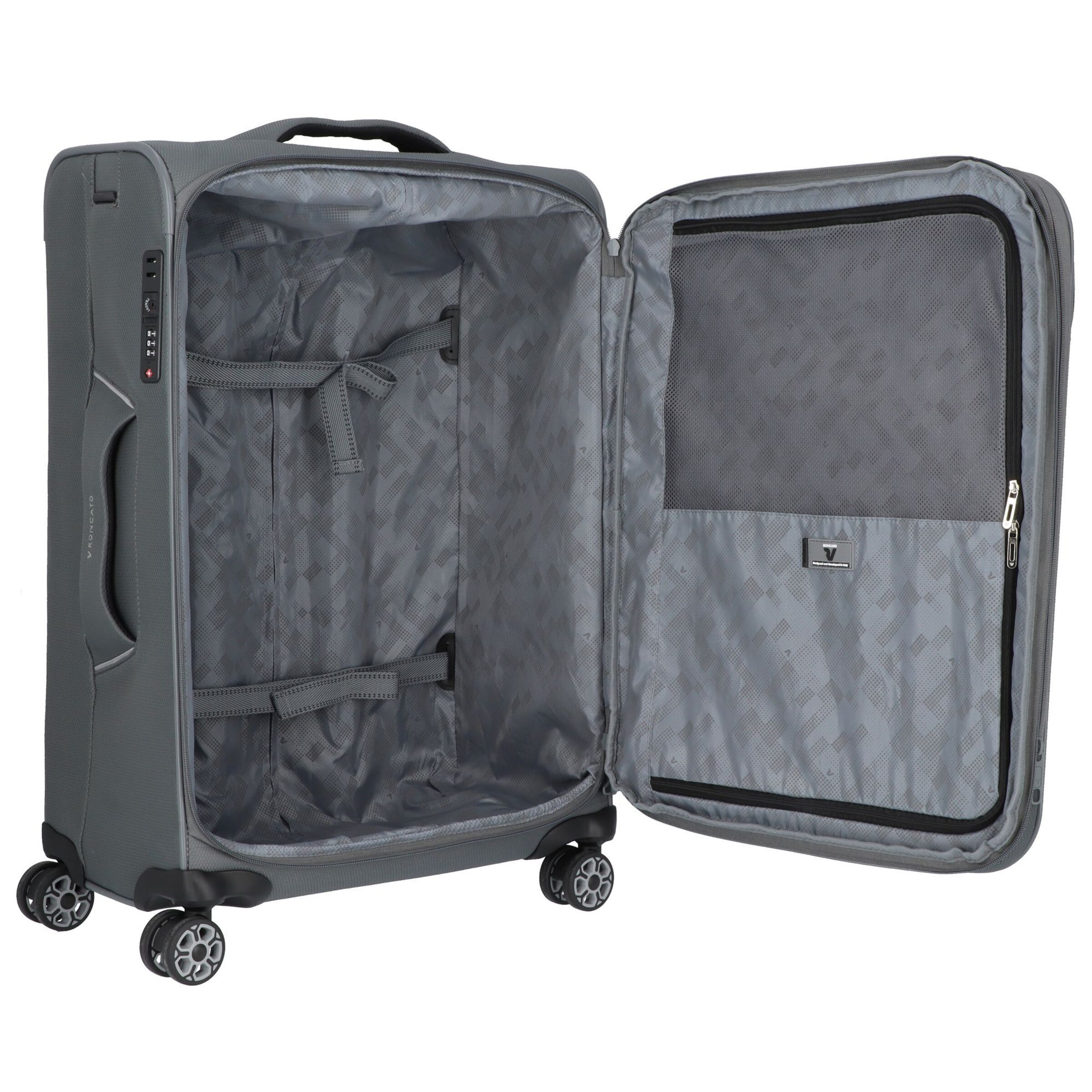 Roncato Suitcase Set 'Ironik 2.0' in Grey