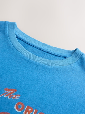 T-Shirt Next en bleu