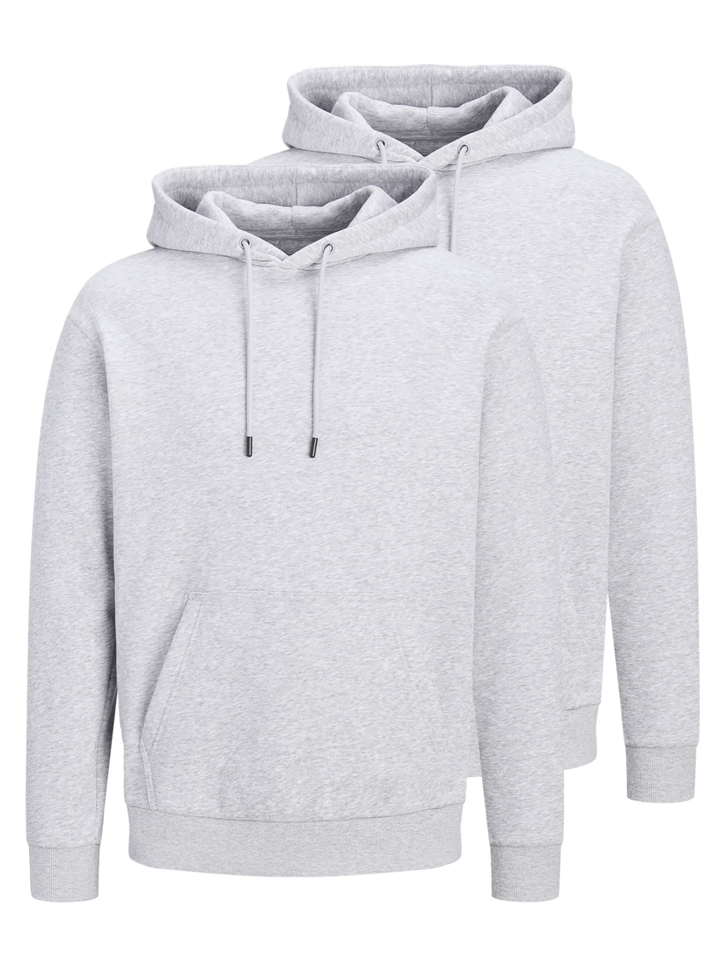 JACK & JONES Sweatshirt 'Bradley' in Grijs: voorkant