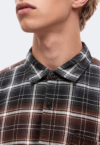 QS Regular Fit Skjorte i brun