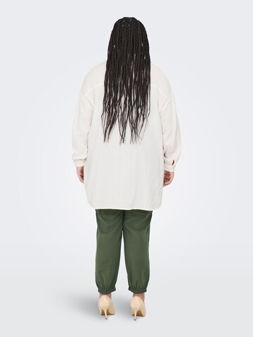 ONLY Carmakoma Bluse 'CARTHYRA' i hvid