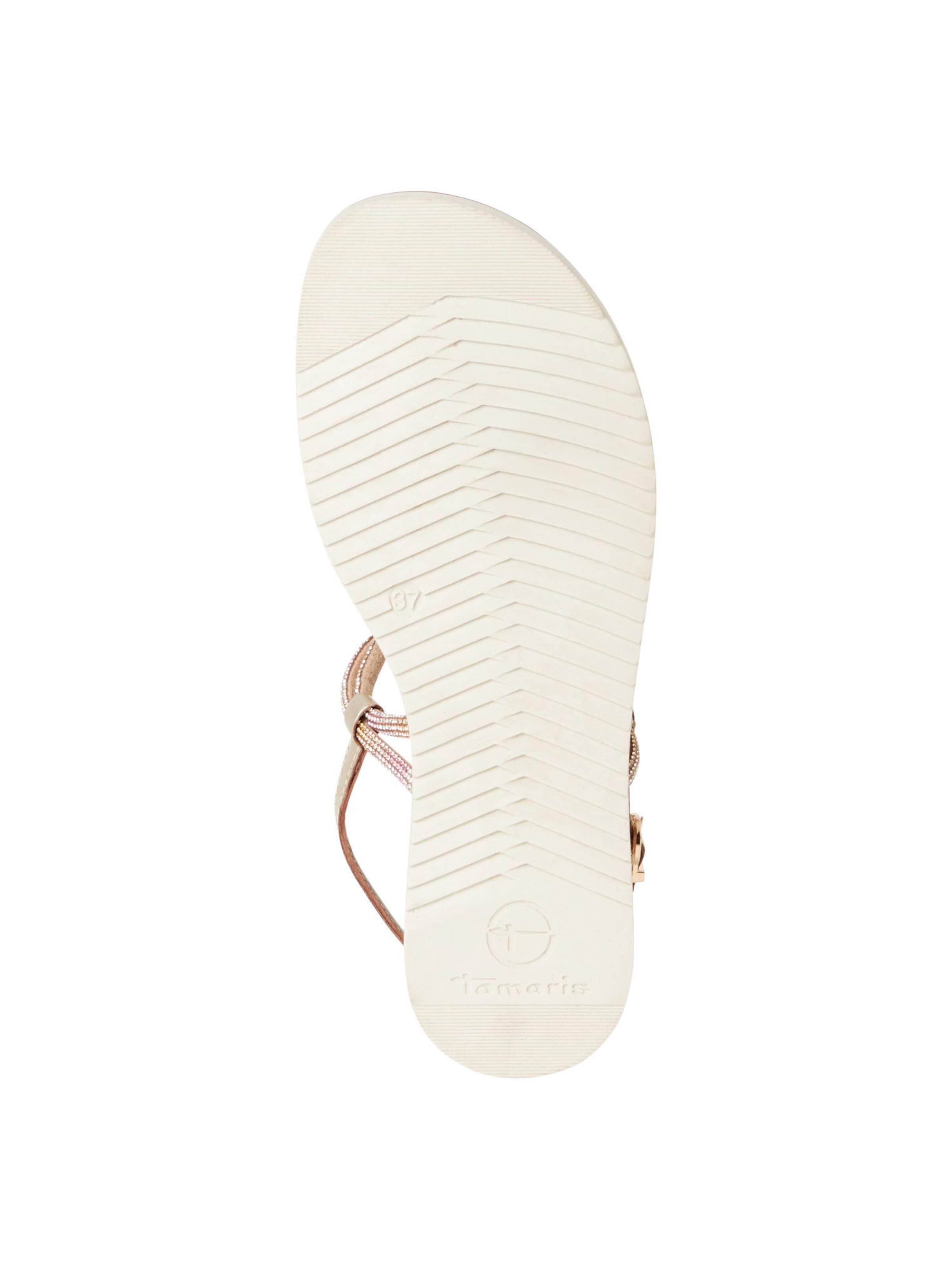 Tamaris T-bar sandals in Orange