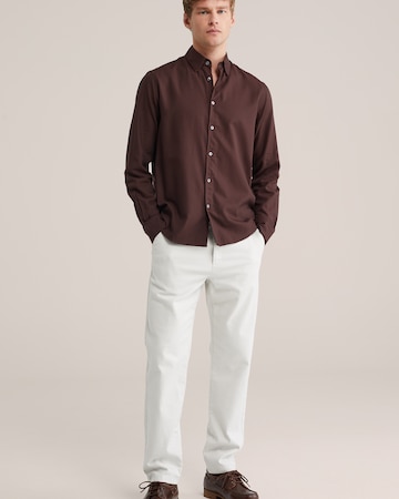 WE Fashionregular Chino hlače - siva boja