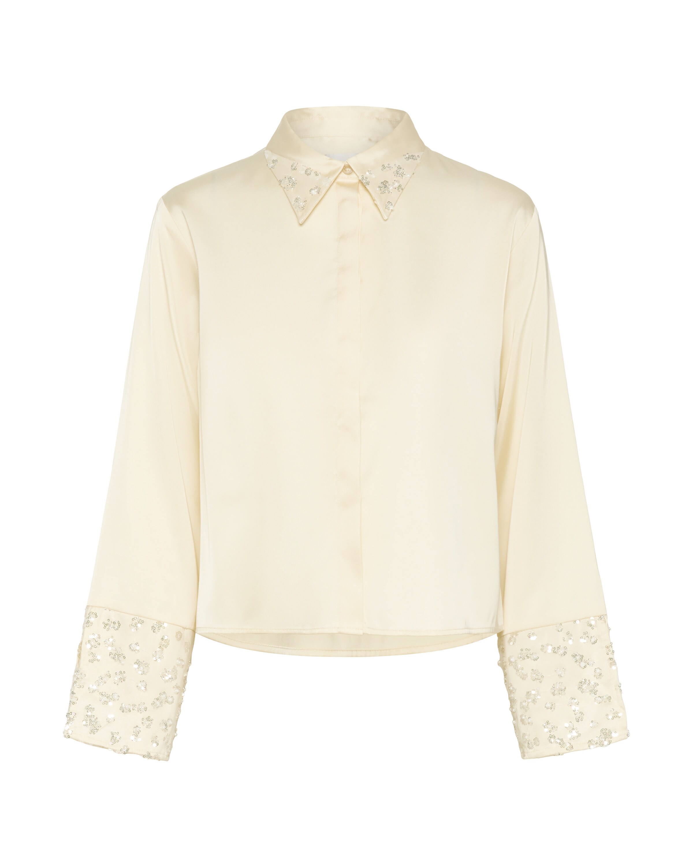 KAREN BY SIMONSEN Bluse 'KBCarmen' i beige: forside