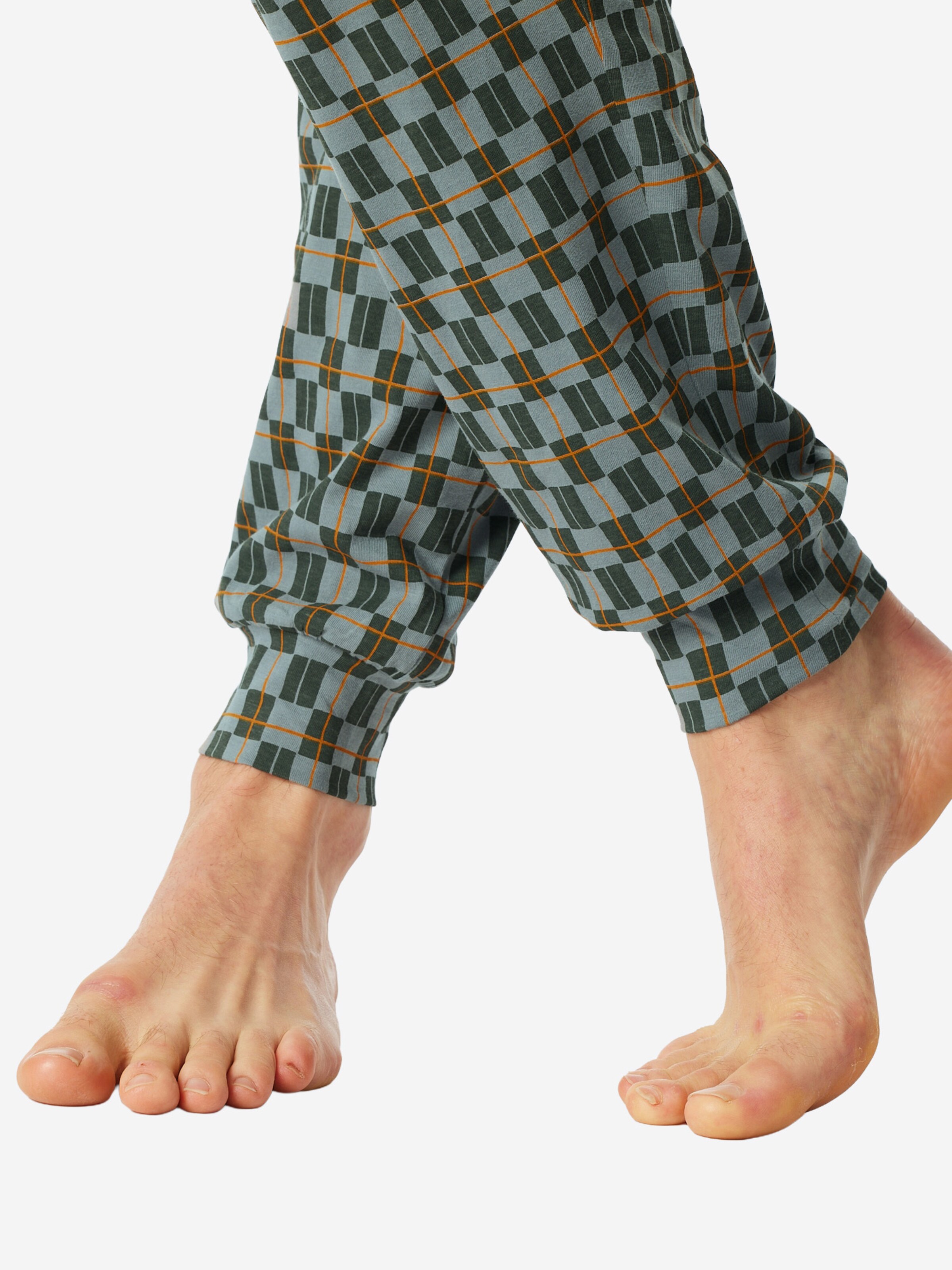 Pyjama long ' Casual Essentials ' SCHIESSER en bleu