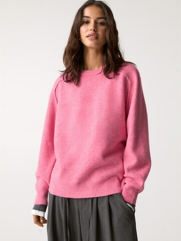 Pull&Bear Pullover in Pink: Vorderseite