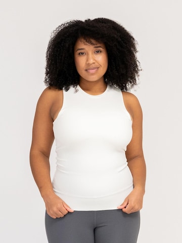 LOTUSCRAFTS Sporttop 'ALA Tank Tee'‌‌‌‌‌ in Weiß: Vorderseite