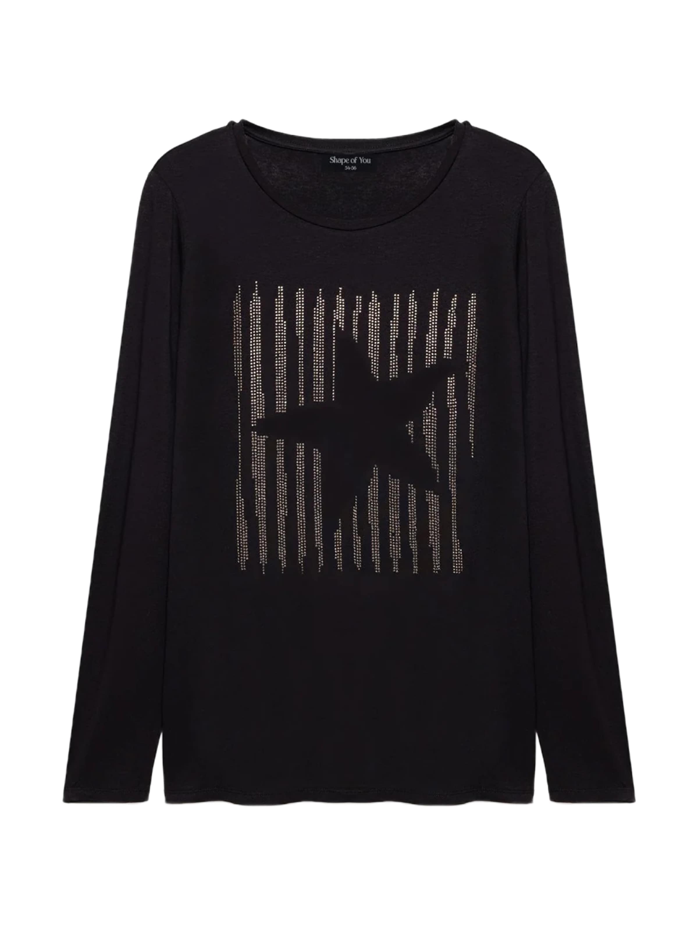 T-shirt Shape Of You en noir : devant