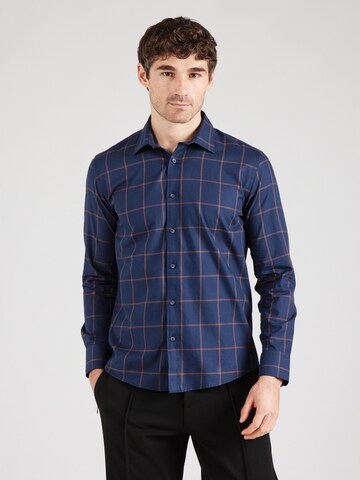 SELECTED HOMME Regular Fit Hemd 'SLHHARRY' in Blau: Vorderseite