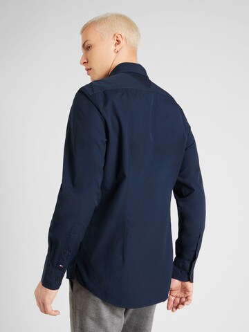 Coupe slim Chemise Tommy Hilfiger Tailored en bleu