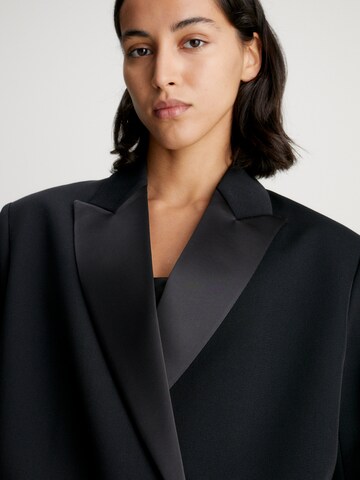 Calvin Klein Between-Seasons Coat in Black