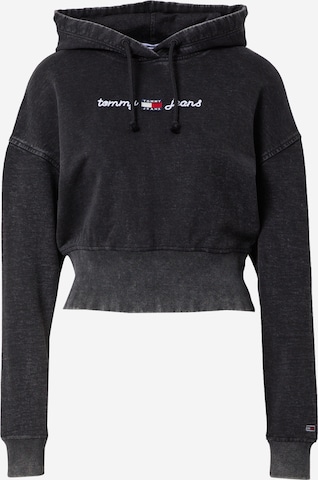 Tommy Jeans Sweatshirt i svart: framsida