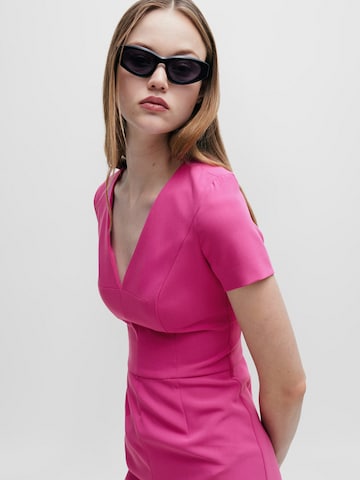 HUGO Sheath Dress 'Kalamara' in Pink