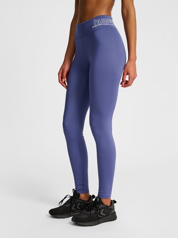 Hummel Skinny Sports trousers 'Fundamental' in Blue