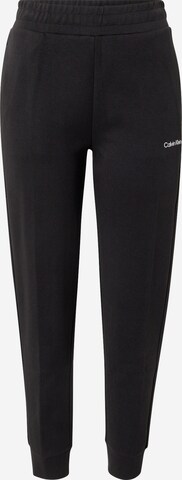 Pantalon Calvin Klein en noir : devant