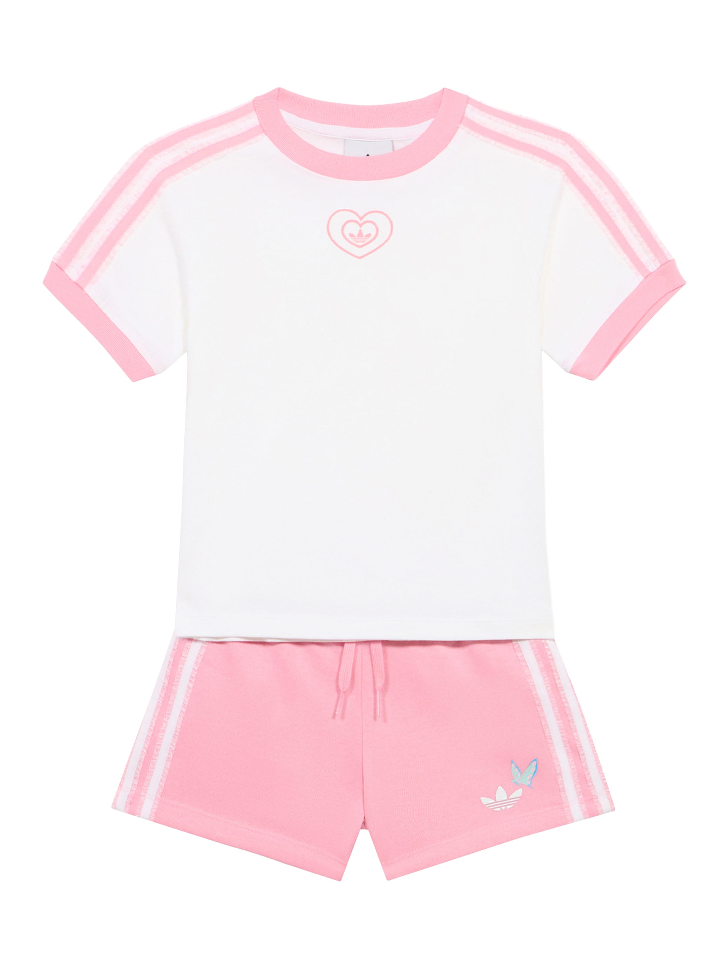 ADIDAS ORIGINALS Комплект в бяло: отпред