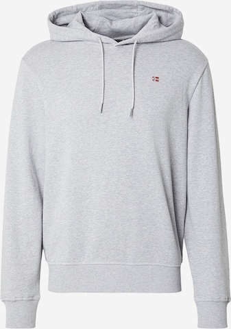 NAPAPIJRI Суичър 'BALIS' в сиво: отпред