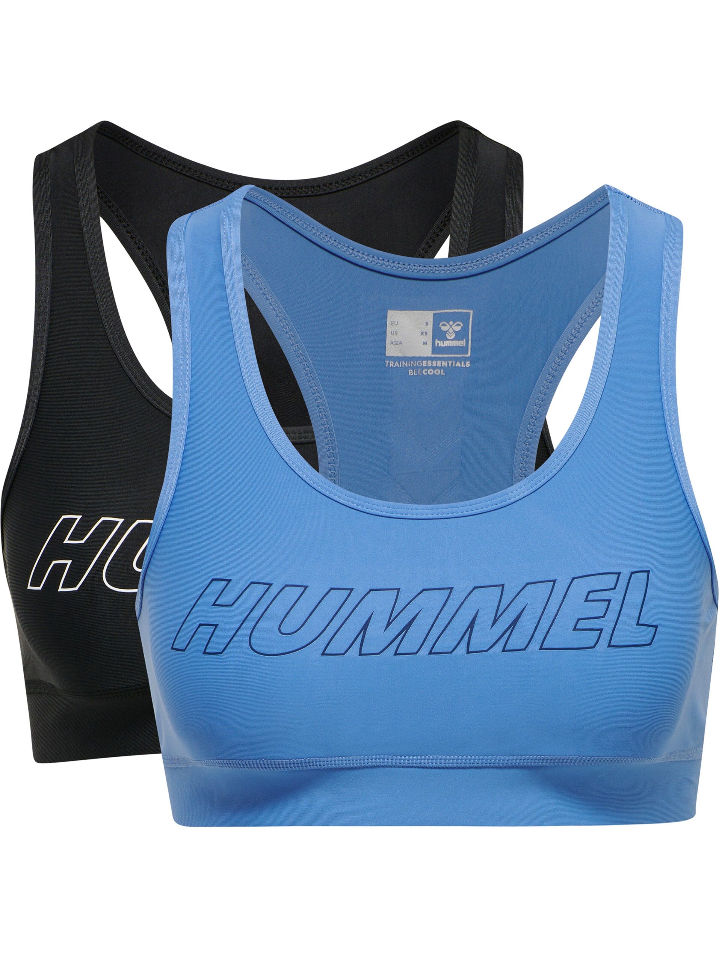 Hummel Bustier Sports-BH 'Tola' i blå: forside