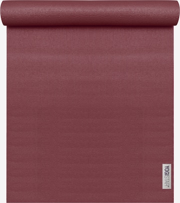 YOGISTAR.COM Mat '183 cm x 61 cm x 4 mm' in Red: front