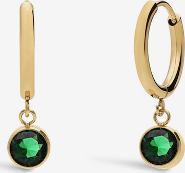 Lucardi Ohrringe 'Set' in Gold: Vorderseite