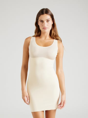 MAGIC Bodyfashion - Vestido de corpiño 'Tone Your Body' en beige: frente